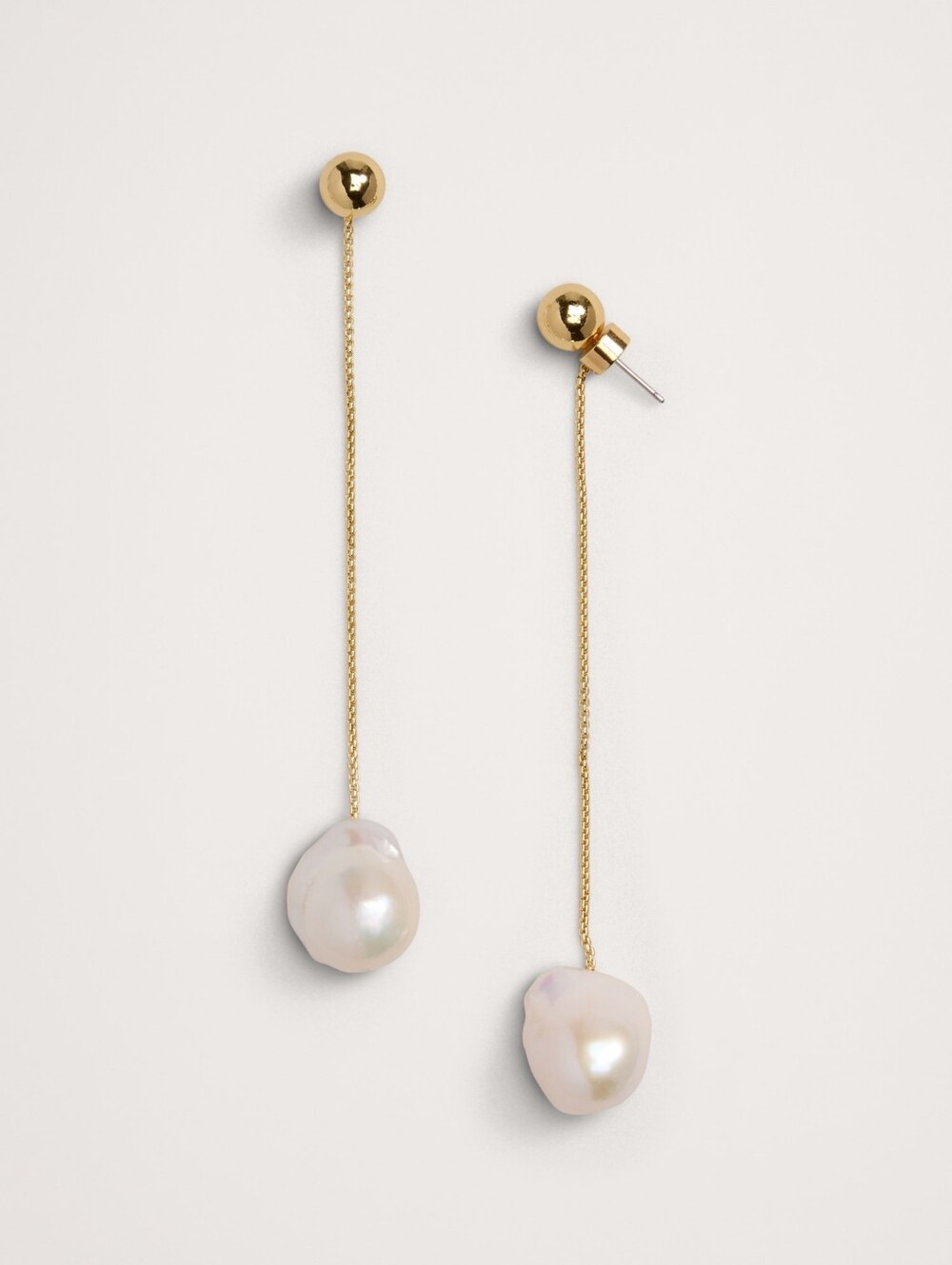 NWT Banana Republic Telaio Chain & Pearl Earrings by Aureus + Argent One Size